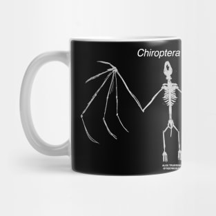 Chiroptera (Bat) Skeleton Mug